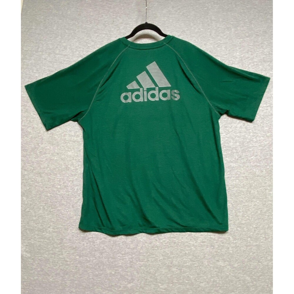 Portland Timbers T‎ Shirt Mens XL Green MLS Soccer Adidas Climalite Tee Raglan - Picture 2 of 11